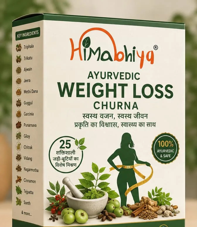 Himabhiya Ayurvedic Weight Loss Churna - product pack