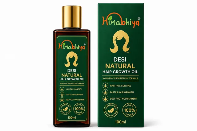 Himabhiya Desi Natural Hair Growth Oil - product pack